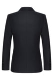 Czarne 3-częściowe męskie garnitury ślubne z klapami w kształcie szpiku slim fit