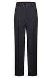 Czarne 3-częściowe męskie garnitury ślubne z klapami w kształcie szpiku slim fit