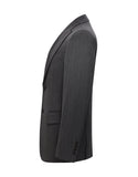Peak Lapel 3-częściowe jednorzędowe kawowe garnitury męskie