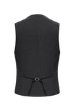 Peak Lapel 3-częściowe jednorzędowe kawowe garnitury męskie