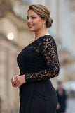 sukienka syreny z jednym ramieniem plus size matki panny młodej z koronką