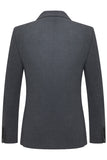 Męskie szare garnitury z 3-częściowymi szarymi garniturami Slim Fit Peak Flael