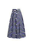 Sweetheart Navy Denim, dwuczęściowy strój kąpielowy z zakrywczą spódnicą