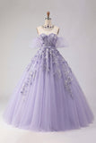 Sukienka balowa z odkrytymi ramionami i różem z odcieniem Quinceanera