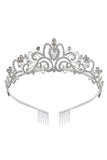 Złoto-biała kryształowa korona Królowej Konkursu Maturalnego Tiara