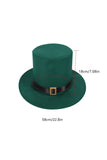 Retro zielona kurtka smokingowa Shamrock Slim Fit z kapeluszem