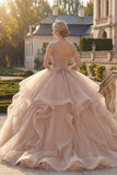 Sukienka z koralikami z Quinceanera z koralikami na jedno ramię