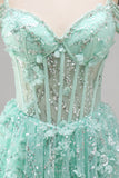Sukienka na bal maturalny w formie A-Line Cold Shoulder Cold Shoulder z koralikami