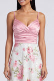 A Line A Space Space Spaghetti Maxi Floral Dress