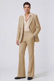 Czarne garnitury męskie z klapą z długim rękawem i jednorzędowymi garniturami