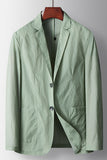 Sage Mean's Means Cupe Single-Breasted Sage Men's Blazer