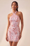 Bodycon Light Purple z cekinami na ramię i sznurowanim na plecach sukienki na bal