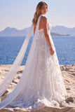 Biały gorset z tiulu A-line Sweetheart Sweetlike Girlable Long Wedding Dress