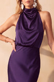 Sukienka ślubna z Czekoladowym dekoltem syreny z kapturem midi