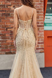 Sukienka na bal szampański cekinowy i syrena