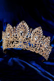 Luksusowa kryształowa tiara z Złotą koroną Królowej Królowej Studniówki