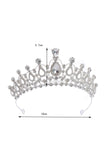 Srebrna kryształowa tiara Królowej Konkursu Pięknego Konkursu