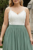 Sukienka matki panny młodej z szyfonu A Line A Line plus size