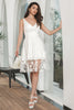 Załaduj obraz do przeglądarki galerii, Biała Warstwowa Sukienki Tiulowe Na Komunie W Kwiaty