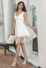 Załaduj obraz do przeglądarki galerii, Biała Warstwowa Sukienki Tiulowe Na Komunie W Kwiaty