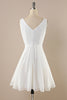 Załaduj obraz do przeglądarki galerii, Biała koronkowa szyfonowa sukienka vintage