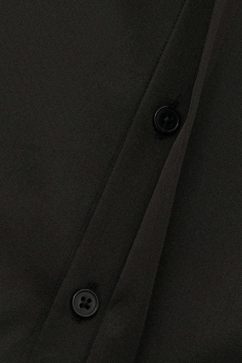 Załaduj obraz do przeglądarki galerii, Czarna koszula Solid Men&#39;s Suit