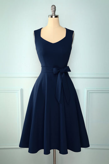 Ciemnozielona sukienka vintage w rozmiarze vintage