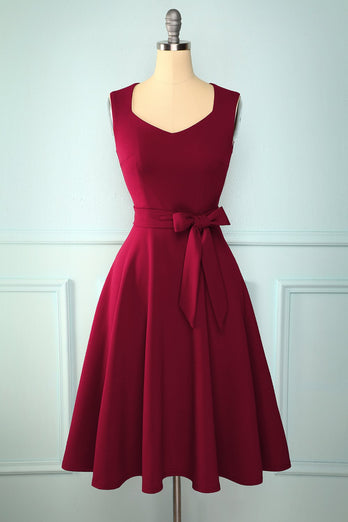 Ciemnozielona sukienka vintage w rozmiarze vintage