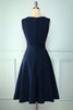 Załaduj obraz do przeglądarki galerii, Ciemnozielona sukienka vintage w rozmiarze vintage