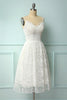 Załaduj obraz do przeglądarki galerii, Biała Koronkowa Sukienka Midi