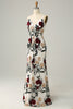 Załaduj obraz do przeglądarki galerii, Syrena Kwiatowy Nadruk Sukienki Na Studniówke