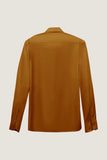 Camel Solid Long Sleeves Garnitur Koszula