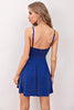 Załaduj obraz do przeglądarki galerii, Glitter Royal Blue Krótka suknia koktajlowa