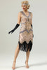 Załaduj obraz do przeglądarki galerii, Kobiety Strój Retro Sukienka Lata 20 Gatsby Bez Rękawów