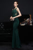 Załaduj obraz do przeglądarki galerii, Morelowa długa suknia wieczorowa
