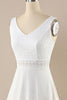 Załaduj obraz do przeglądarki galerii, Biała koronkowa szyfonowa sukienka vintage