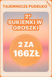 ZAPAKA TAJEMNICZE PUDEŁKO z 2Pc Sukienek w Groszki