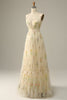 Załaduj obraz do przeglądarki galerii, Szampańska Długie Tiulowe Sukienka Na Studniówkę