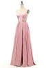 Załaduj obraz do przeglądarki galerii, Różowa Długa Sukienka Na Studniówkę z Koralikami