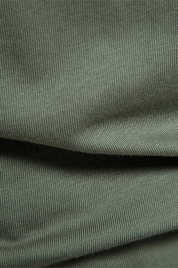 Klasyczna Szaro-zielona Męska Koszulka Polo Regular Fit Z Kołnierzykiem