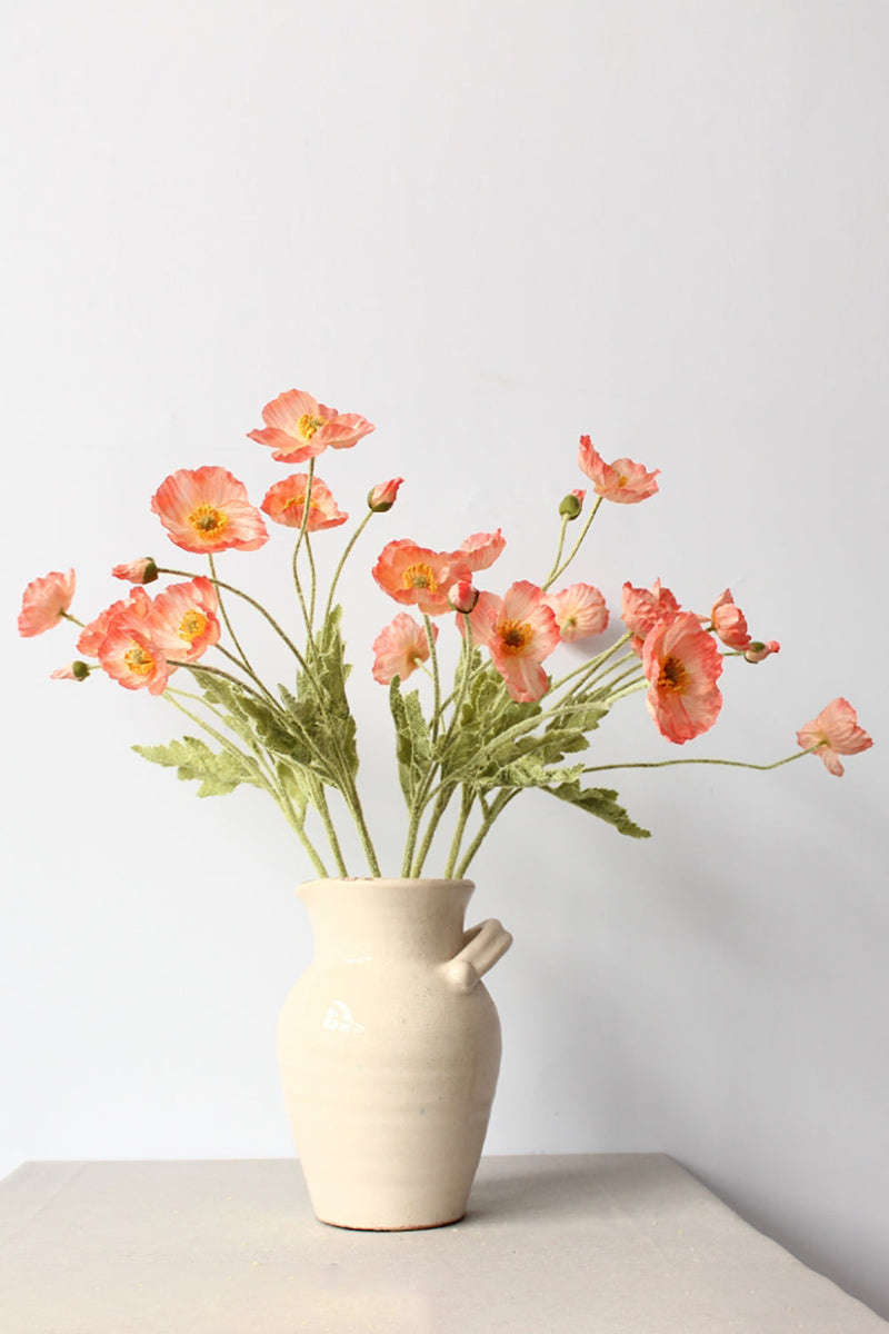 Załaduj obraz do przeglądarki galerii, Flokowany sztuczny bukiet (wazon nie jest wliczony w cenę)