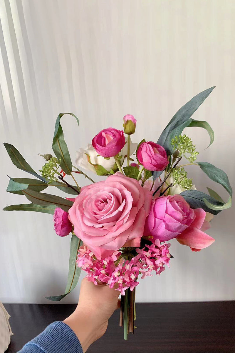 Załaduj obraz do przeglądarki galerii, Blush Bouquet Bridal Handing Flowers (wazon nie jest wliczony w cenę)