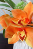 Załaduj obraz do przeglądarki galerii, Pomarańczowy bukiet ślubny ślubny lub druhny (wazon nie jest wliczony w cenę)