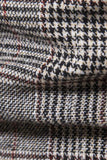 Brown Grid Business Blazer dla mężczyzn