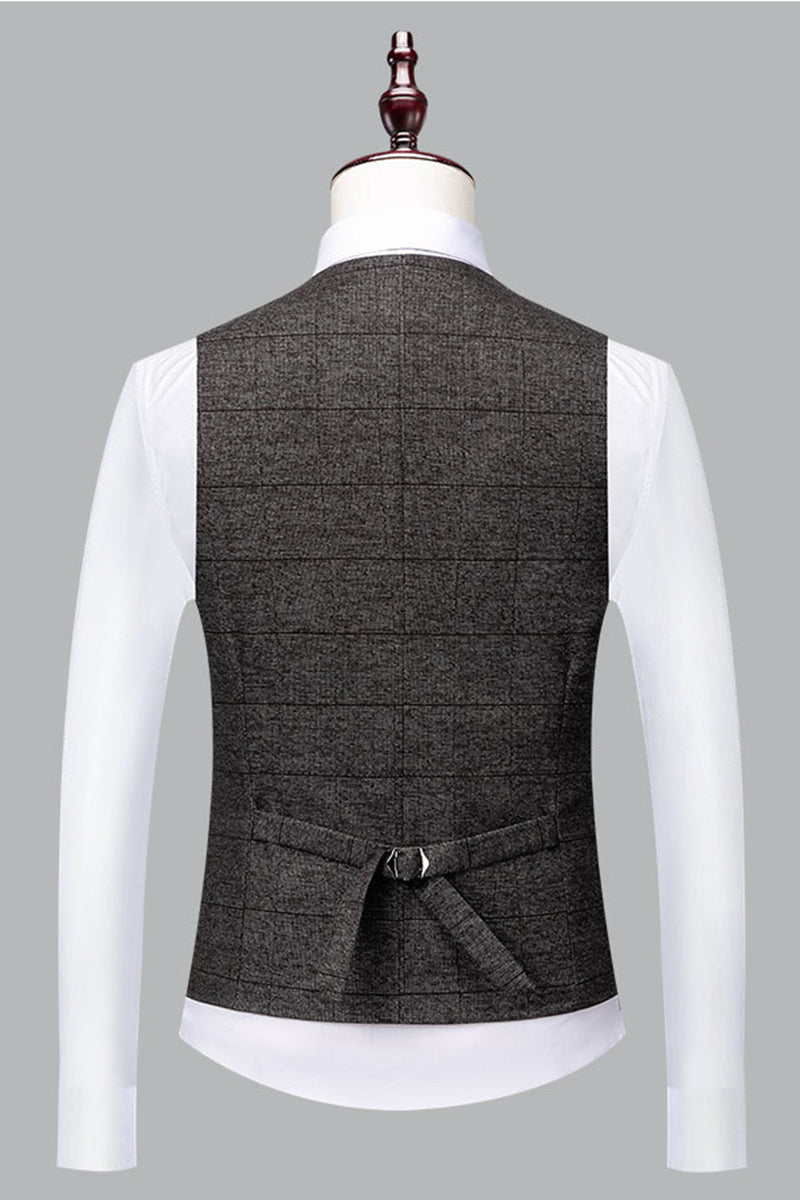Załaduj obraz do przeglądarki galerii, Czarny 3-częściowy garnitur ślubny Tuxedo