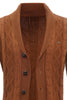 Załaduj obraz do przeglądarki galerii, Brązowy Sweter Męski z Długimi Rękawami z Długim Rękawem