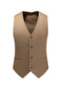 Załaduj obraz do przeglądarki galerii, Khaki Double Breasted Notched Lapel 3-częściowe garnitury męskie