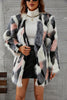 Załaduj obraz do przeglądarki galerii, Biały i różowy szal Lapel Midi Faux Fur Shearling Coat