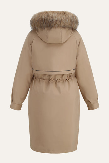 Czarna kurtka Winter Parka ze zdejmowaną wkładką