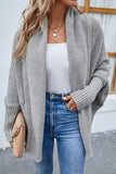 Sweter z dzianiny Poncho Cardigan